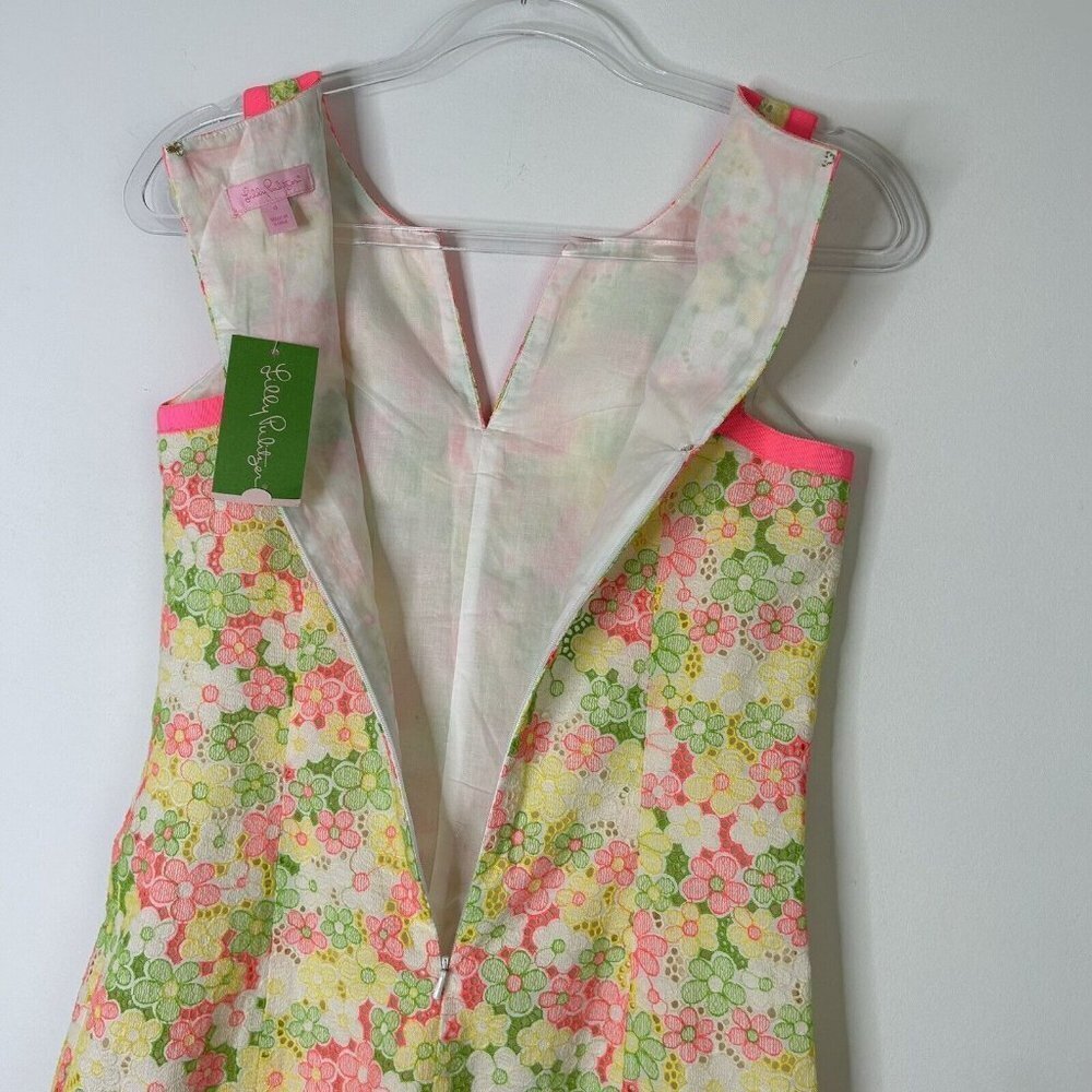 NEW Lilly Pulitzer Eyelet Lace Percy Dress Size 0 - Picture 12 of 12